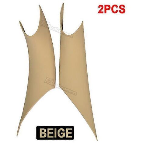 Lot de 2 poignées de porte intérieures en ABS avec protection pour BMW Série 3 et 4 F30 F35 (2012-2018) - Couleur : beige (1/5)