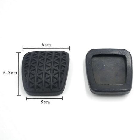 Lot de 2 couvre-pédales universels en caoutchouc de haute qualité pour pédales de frein et d'embrayage - Accessoires auto - Pédales (1/5)