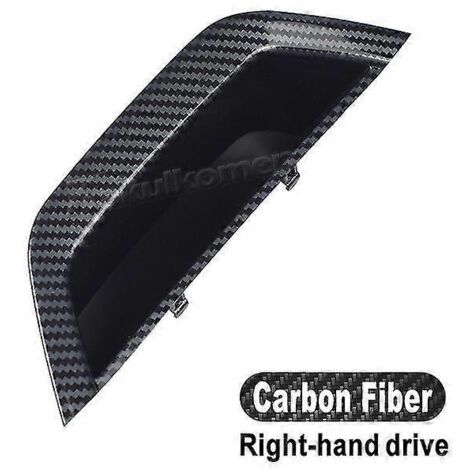 Poignée de porte intérieure avant gauche (côté conducteur) pour BMW X3 X4 F25 F26 (2011-2017) - Finition fibre de carbone - Conduite à droite (1/5)