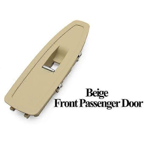 Cache de panneau de commande de lève-vitre intérieur de porte, couleur beige carbone, pour BMW Série 1, 3 et 4 (F20, F30, F31, F34, F35, F36) - Côté passager (1/5)