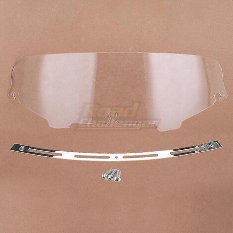 Pare-brise 5 pouces transparent Style 1 pour moto Harley Electra Street Glide FLHX Touring CVO (1996-2013) (1/5)