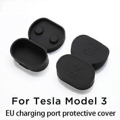 Nouveau cache de protection étanche et anti-poussière en silicone pour port de charge Tesla Model 3 (prise US/EU) - Panneaux et pièces de porte intérieure - Modèle 3 - Prise EU (1/5)