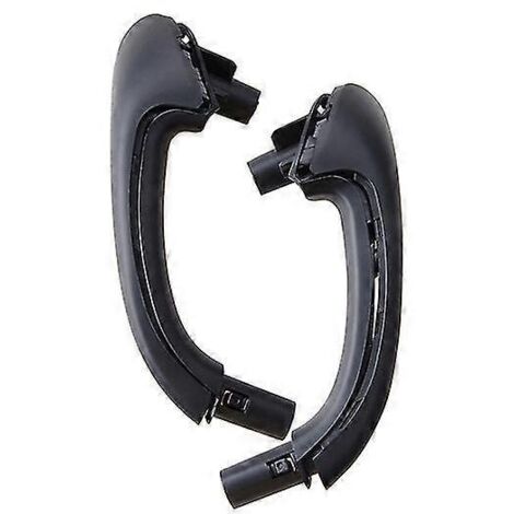 Poignée de porte intérieure, cache de poignée de porte pour Mercedes-Benz Classe C W203 (2003-2007) - Accessoires auto - Poignées de porte intérieures - Noir (paire) (1/5)