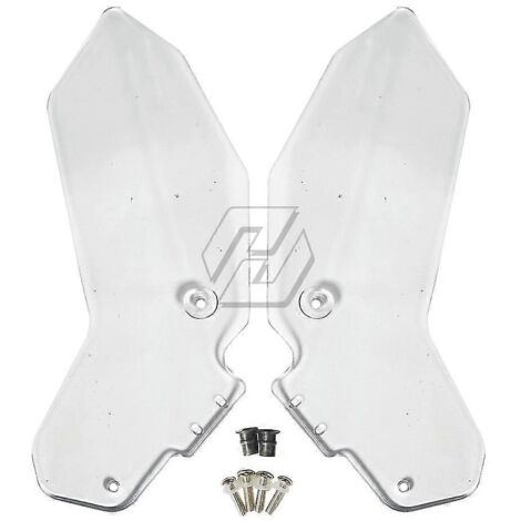 Déflecteur de vent latéral pour pare-brise de moto Honda Goldwing GL1800 (accessoires Gold Wing GL 1800 à partir de 2018) - Transparent (1/5)