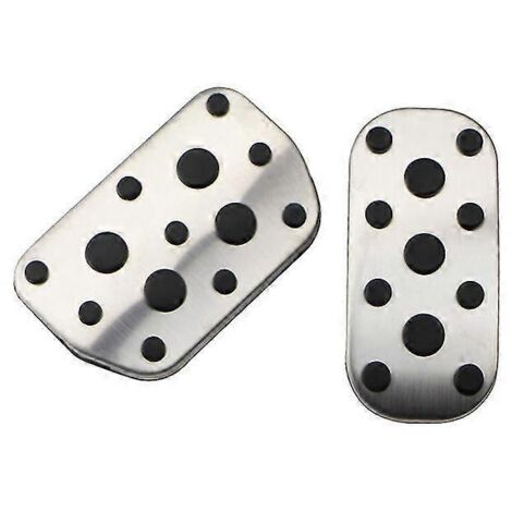 Pédales de voiture en acier inoxydable pour Toyota Innova 2016-2021 - Protection incluse - Accessoires auto - Pédales (lot de 2) (1/5)