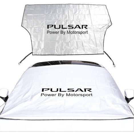Pare-soleil de pare-brise de voiture de luxe, protection contre le soleil et la neige en hiver pour Nissan Qashqai J10 J11 Juke Note Rogue Micra Tiida Leaf Teana Accessoires auto -- Pour Pulsar (1/3)