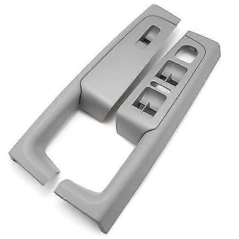 Kummyy Lot de 2 poignées de porte intérieures avant avec accoudoir, cadre et panneau de commande (réf. 3td867157a) pour Skoda Superb 2008-2013 - Poignées de porte intérieures - Gris (1/5)