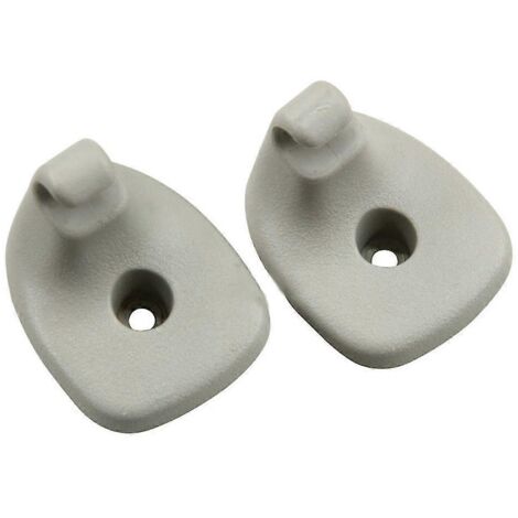 2 pièces Clip de fixation pour pare-soleil de voiture, crochet, support de toit, boucle 1dr31hdaaa pour Jeep Grand Cherokee / Patriot 2010-2017 - Pare-soleil-- (1/5)