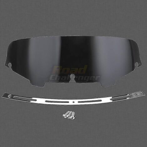 Pare-brise 5 pouces pour moto Harley Electra Street Glide FLHX Touring CVO 1996-2013 - Accessoires - Style 1 Noir (1/5)