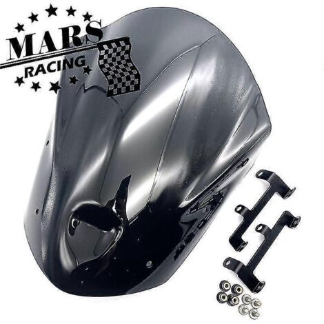 Déflecteur de vent pour pare-brise de moto sport-touring MT-09 (compatible Yamaha 2013-2016) - Noir (1/5)