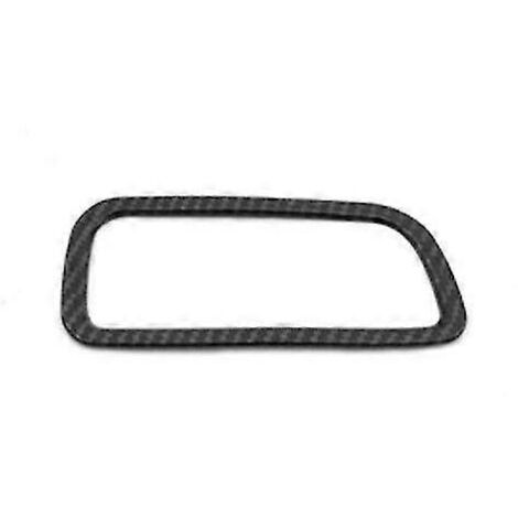 1 pièce - Garniture décorative en fibre de carbone pour interrupteur de phares de voiture, compatible avec Hyundai Santa Fe 2019-2021 - Accessoires auto - Panneaux de porte intérieurs (1/5)