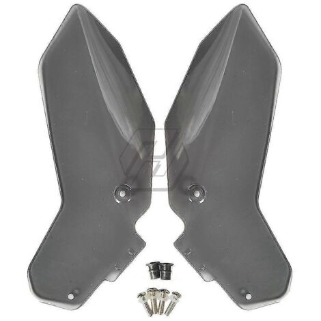 Déflecteur de vent latéral pour pare-brise de moto Honda Goldwing GL1800 - Accessoires Gold Wing GL 1800 à partir de 2018 - Teinte fumée claire (1/5)