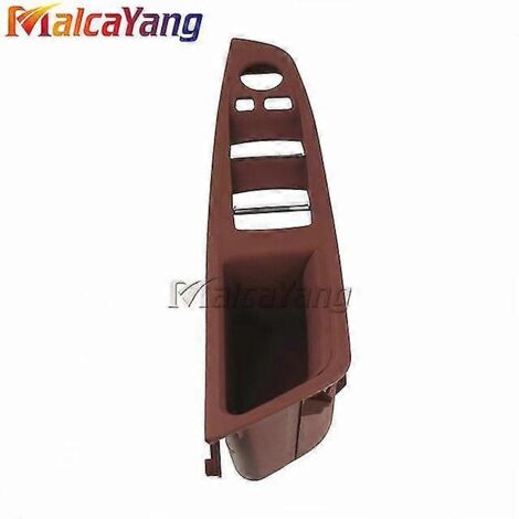 1xlhd Cache de poignée de porte intérieure pour BMW Série 5 F10 F11 (conduite à gauche) - Gris, beige, noir, rouge vin, huître, moka - Poignée de porte intérieure (1/5)