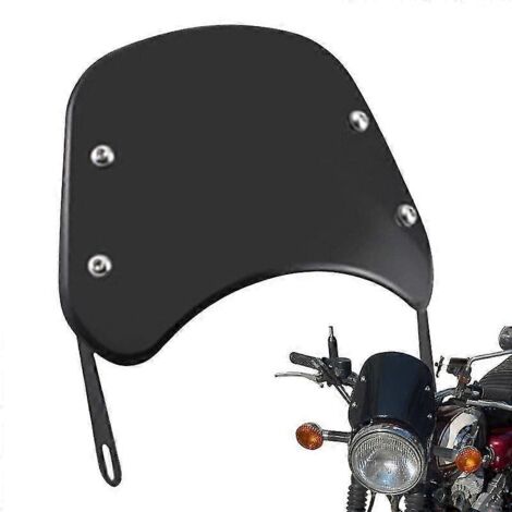 Pare-brise de moto, déflecteur de phare, aileron, protection en verre, universel pour moto (1/5)