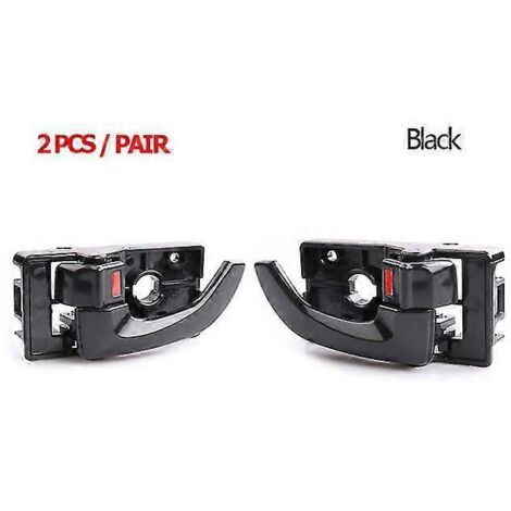 Poignées de porte intérieures noires pour Hyundai Tucson 2005-2009 - Paire de poignées de porte arrière (2 pièces) (1/5)