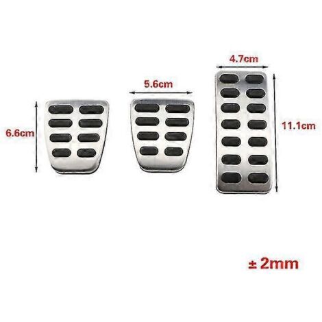 Xburstcar pour Hyundai IX25, Creta, Accent, Verna, Solaris et Kia K2, Rio, Soul, KX3 : repose-pieds pour pédales de frein et d'essence (sans repose-pieds) – Conduite à gauche, boîte manuelle (1/5)