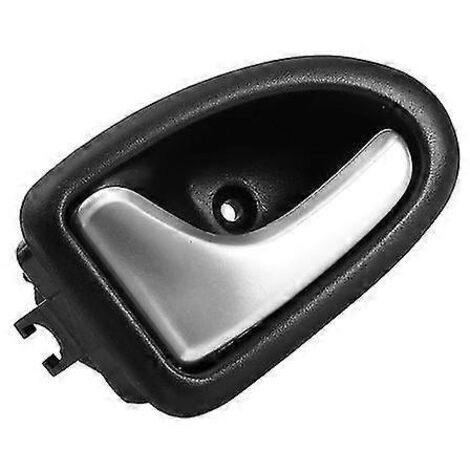 Lot de 2 poignées de porte intérieures chromées pour Renault Clio 2000-2009 (2/3-4/5) - Côté droit (1/5)