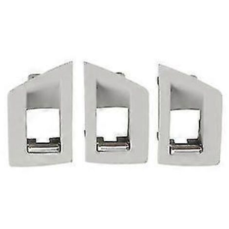 Panneau de commande de lève-vitre intérieur (3 pièces) pour BMW Série 5 F10 F18 (conduite à gauche) - Panneaux et pièces de porte intérieure - Gris (1/5)