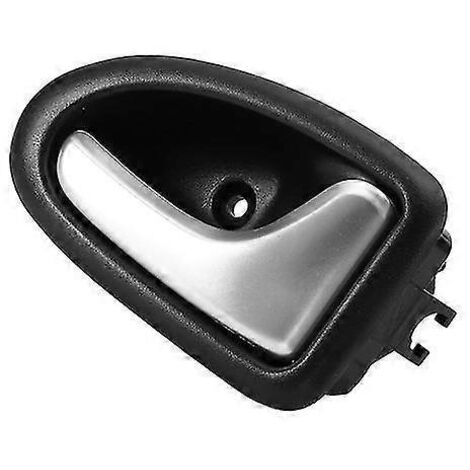 Lot de 2 poignées de porte intérieures chromées pour Renault Clio 2000-2009 (2/3-4/5) - Poignées de porte intérieures gauche (1/5)