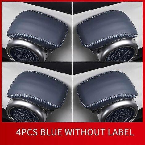 Housse de protection pour poignée de porte, housse en cuir, accessoires modifiés pour Atto 3 Byd Yuan Plus Ev - Poignées de porte intérieures - Lot de 4, bleu A (1/5)