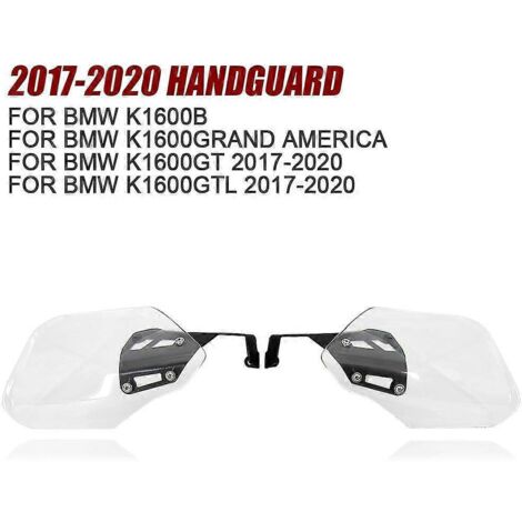 Nouveau protège-mains transparent pour BMW K1600GT/GTL/B/Grand America (2017-2017) - Modèles 2018, 2019 et 2017-2020. (1/5)