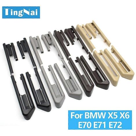 Garniture de rail de siège avant coulissant pour BMW X5 X6 E70 E71 E72 (2007-2014) - 4 couleurs (conduite à gauche/à droite) - Sièges, banquettes et accessoires - Noir arrière gauche (1/5)