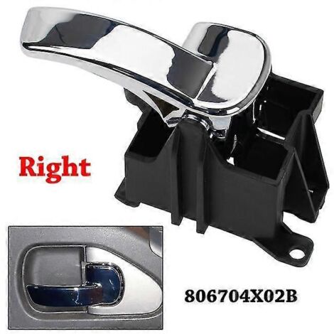 Poignée de porte intérieure gauche/droite avant/arrière pour Nissan Navara D40 Pathfinder 2004-2014 (références : 80671-4x02b, 806714x02b, 80670-4x02b, 806704x02b). (1/5)