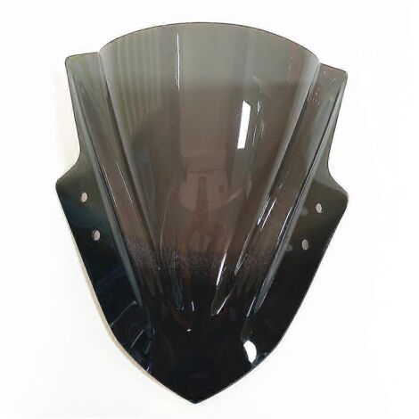 Accessoires moto pour Kawasaki Ninja 300 : Déflecteurs de vent de pare-brise fumés transparents en acrylique – Gris fumé (1/4)