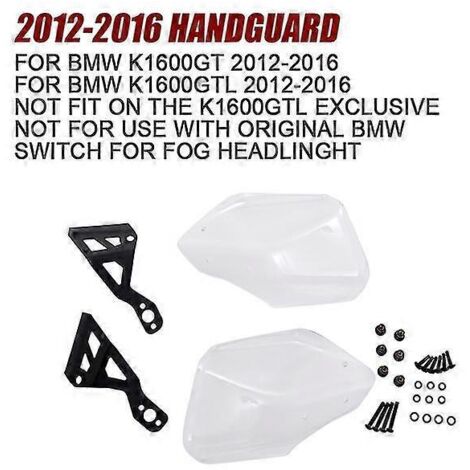 Nouveau protège-mains transparent pour BMW K1600GT/GTL/B/Grand America (2017-2012-2020). (1/5)