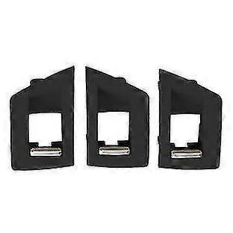Panneau de commande de lève-vitre intérieur (3 pièces) pour BMW Série 5 F10 F18 (conduite à gauche) - Panneaux et pièces de porte intérieure - Noir (1/5)