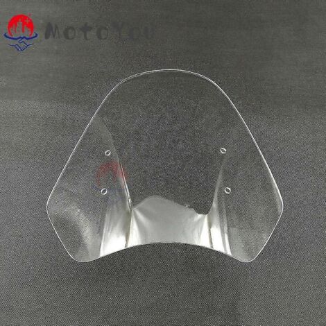 Déflecteur d'air transparent pour pare-brise avant de Kawasaki Versys Kle 650 (2007-2009). (1/4)