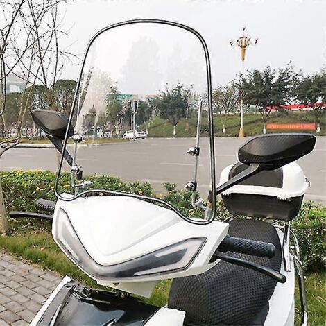 Pare-brise universel pour vélo et moto, pare-brise transparent haute définition pour PC, profil aérodynamique réglable. (1/5)