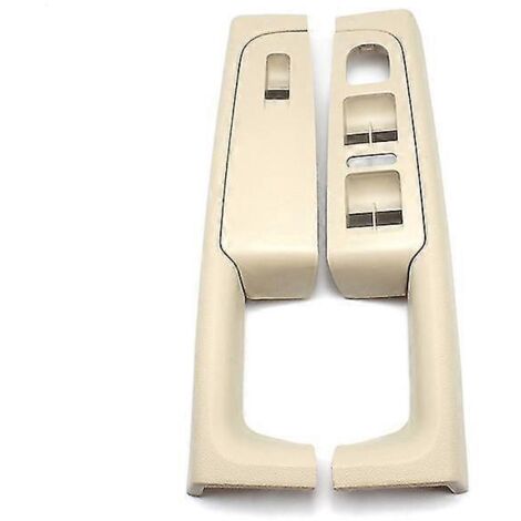 Kummyy Lot de 2 poignées de porte intérieures avant avec accoudoir, cadre et panneau de commande (réf. 3td867157a) pour Skoda Superb 2008-2013 - Poignées de porte intérieures - Beige (1/5)