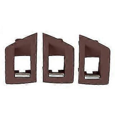 Panneau de commande de lève-vitre intérieur (3 pièces) pour BMW Série 5 F10 F18 (conduite à gauche) - Panneaux et pièces de porte intérieure - Rouge vin (1/5)