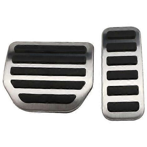 Pour Land Rover Range Rover Sport 2010-2013/Discovery 3/4 LR3 LR4 : pédales d'accélérateur et de frein avec revêtement antidérapant en acier inoxydable (sans repose-pieds). (1/5)