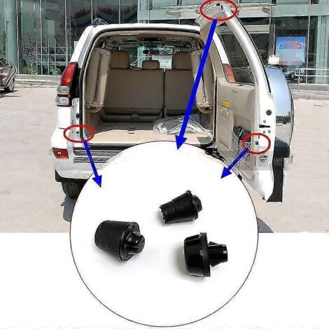 Lot de 3 amortisseurs de hayon arrière pour Toyota Land Cruiser Prado LC120 (2003-2009) Panneaux et pièces de porte intérieures (1/2)