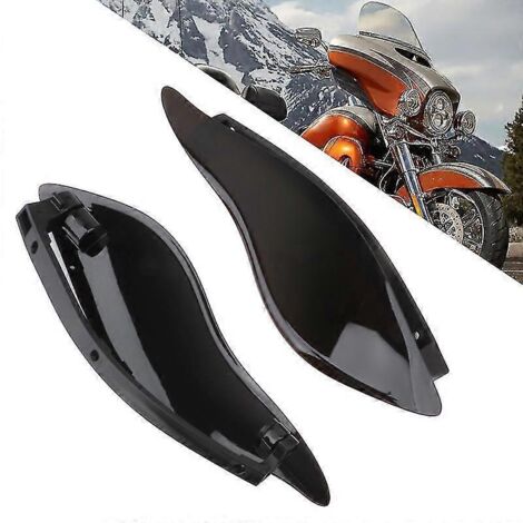 Déflecteur d'air fumé, aileron latéral ABS, carénage de pare-brise réglable pour moto Harley Touring Electra Street Tri Glide CVO 14-22 (1/5)