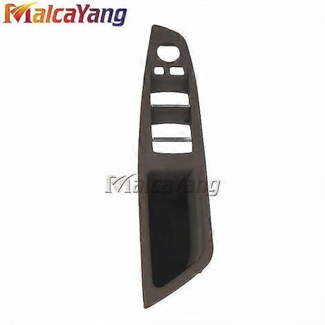 1xlhd Cache de poignée de porte intérieure pour BMW Série 5 F10 F11 (conduite à gauche) - Gris, beige, noir, rouge vin, huître, moka - Poignée de porte intérieure - Moka (1/5)