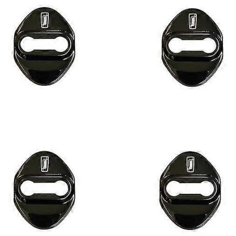 Lot de 4 protections de verrouillage de portière pour Faw Bestune T33 T77 T99 B70 Accessoires intérieurs auto Autocollants Protection de verrouillage de portière Noir (1/5)