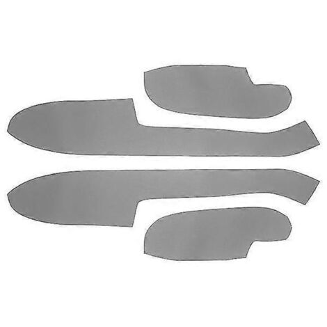 Pour Ford Focus 2005-2008 : 4 poignées de porte intérieures en similicuir, accoudoirs et garnitures de panneaux de porte (gris). (1/5)