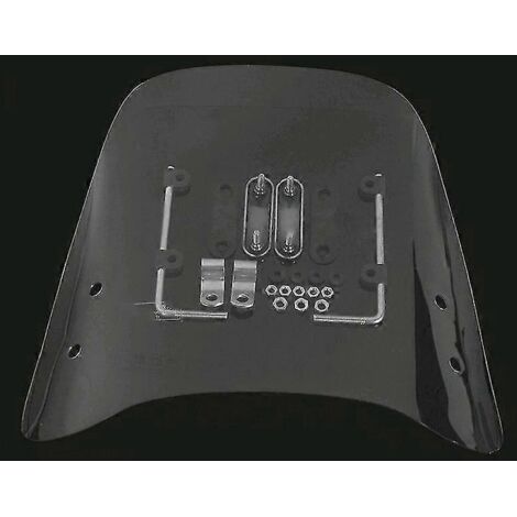 Accessoires de décoration pour pare-brise de moto, déflecteurs de vent résistants aux rayures, pare-brise de scooter transparent, installation facile. (1/4)
