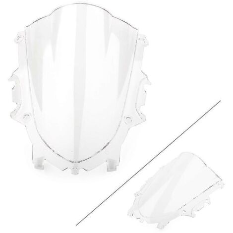 Déflecteur de vent pour pare-brise de moto Yamaha YZF R3 2019-2021 / YZF-R3 19-20-21, en plastique ABS transparent. (1/5)