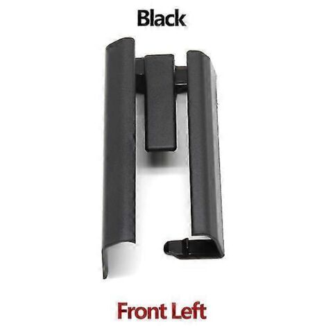 Garniture de rail de siège avant gauche et droit pour BMW Série 5, 5GT et 7 (F10 LCI, F11 LCI, F01 LCI, F02 LCI, F07 LCI) 2014-2017 - Sièges, banquettes et climatisation - Noir, avant gauche (1/5)