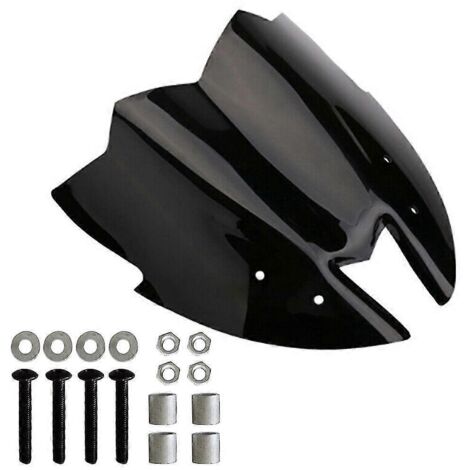 Protection anti-poussière pour pare-brise, accessoires de carénage de moto noir professionnel et stable pour Kawasaki Z800 Zr800 2013 2015-- (1/5)