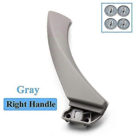Poignée de porte intérieure gauche (côté conducteur) pour BMW Série 3 E92 Coupé 320i, 330i et 335i (2007-2014) - Gris (1/5)