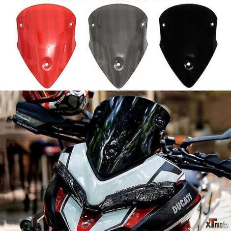 Pare-brise sport pour moto Ducati Multistrada MTS950/950S, MTS1200/1200S et MTS1260 Enduro (2015-2021) - Rouge