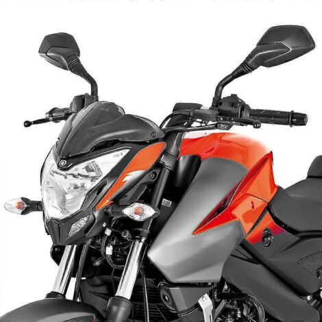 Pare-brise de moto pour Bajaj Pulsar NS200 NS 200 RS 200, déflecteur de pare-brise coupe-vent, accessoires de pare-brise