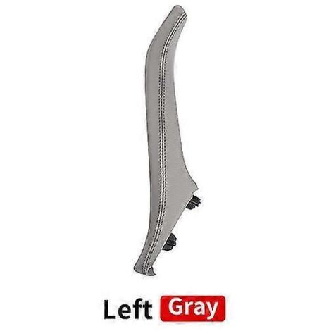 Poignée de porte intérieure gauche/droite en cuir pour BMW Série 5 F10 F11 (réf. 51417225852) - Gris (1/5)