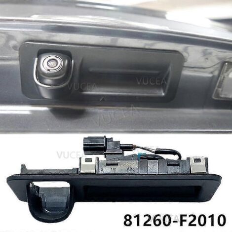 Pour Hyundai Elantra - Bouton de commande de coffre arrière - Poignée de pression - Interrupteur 81260f2010 81260-f2010 81260f2011 81260-f2011 - Cache de protection de la serrure de porte (1/5)