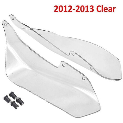 Panneaux latéraux pour Yamaha XT1200Z Super Ténéré (2012-2021) : déflecteurs de vent, pare-brise et protège-mains (2012-2013) transparents. (1/5)